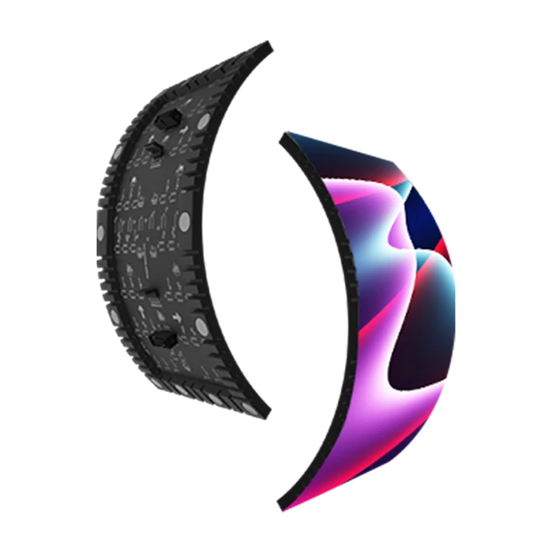 Kromme Outdoor LED-skerm